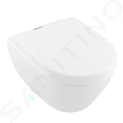 VILLEROY & BOCH - Subway 2.0 Závěsné WC s hlubokým splachováním, AntiBac, s CeramicPlus, alpská bílá (5614A1T2)