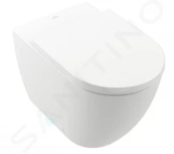 VILLEROY & BOCH - Subway 3.0 Stojící WC, TwistFlush, AntiBac, CeramicPlus, Stone White (4671T0RW)