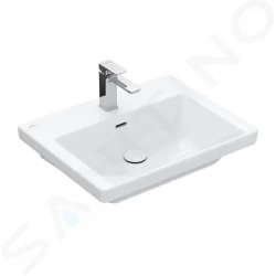 VILLEROY & BOCH - Subway 3.0 Umyvadlo 600x470 mm, s přepadem, otvor pro baterii, alpská bílá (4A706001)