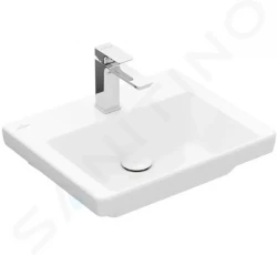 VILLEROY & BOCH - Subway 3.0 Umývátko 500x400 mm, bez přepadu, otvor pro baterii, alpská bílá (43705101)