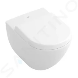 VILLEROY & BOCH - Subway Závěsné WC, CeramicPlus, alpská bílá (660310R1)