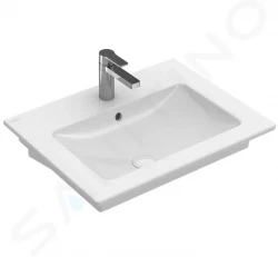 VILLEROY & BOCH - Venticello Umyvadlo 600x500 mm, s přepadem, otvor pro baterii, alpská bílá (41246001)