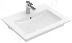 VILLEROY & BOCH - Venticello Umyvadlo 650x500 mm, s přepadem, otvor pro baterii, alpská bílá (41246501)