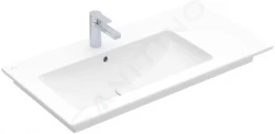 VILLEROY & BOCH - Venticello Umyvadlo nábytkové 1000x500 mm, s přepadem, otvor pro baterii, alpská bílá (4134L101)