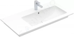 VILLEROY & BOCH - Venticello Umyvadlo nábytkové 1000x500 mm, s přepadem, otvor pro baterii, alpská bílá (4134R101)