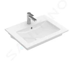 VILLEROY & BOCH - Venticello Umyvadlo nábytkové 650x500 mm, s přepadem, otvor pro baterii, alpská bílá (4124G601)