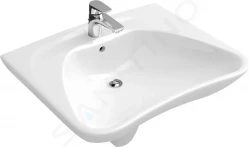 VILLEROY & BOCH - ViCare Umyvadlo Vita, 600x490 mm, bez přepadu, otvor pro baterii, bílá (71196101)