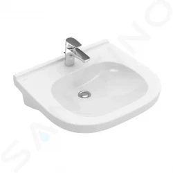 VILLEROY & BOCH - ViCare Umyvadlo Vita 610x550 mm, bez přepadu, otvor pro baterii, alpská bílá (41196101)