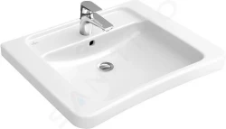 VILLEROY & BOCH - ViCare Umyvadlo Vita, 650x550 mm, bez přepadu, otvor pro baterii, bílá (51786801)