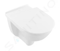 VILLEROY & BOCH - ViCare Závěsné WC bezbariérové, zadní odpad, DirectFlush, alpská bílá (4695R001)